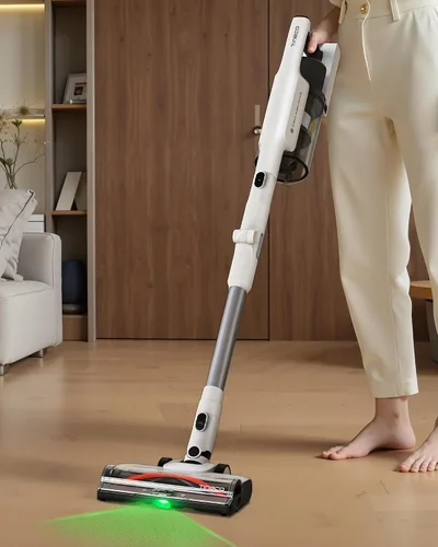 Vista 10 de Aspiradora de mano inalámbrica Tineco A20, succión potente, 3 modos para desordenes de varios niveles, recipiente de polvo más grande de 1L, diseño