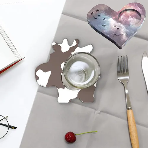 Vista 4 de Rolin Roly 2 moldes de resina para posavasos, molde de silicona, molde en forma de corazón, hipopótamo, moldes epoxi para fundición, portavelas