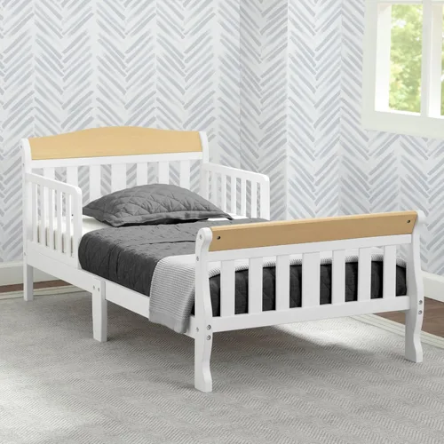 Vista 3 de Delta Children - Cama infantil modelo Canton, color Bianca White/Natural