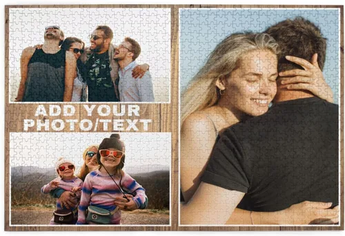 Vista 23 de Rompecabezas personalizados de fotos de 300/500/1000 piezas, rompecabezas personalizados para adultos, familia, cumpleaños, boda, amigos