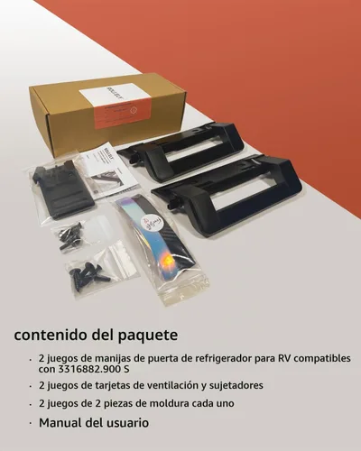 Vista 6 de 2025 actualizado 3316882900 Soporte para manija de puerta de refrigerador RV compatible con Dometic 3316882.900 S, mango Std Dr Combo-6/8 Amii