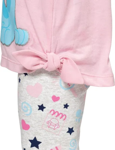 Vista 7 de Blue's Clues & You! Conjunto de camiseta y leggings de manga larga con estampado anudado