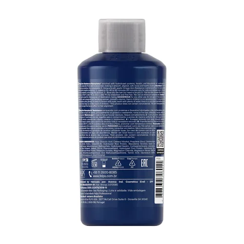 Vista 5 de Felps Professional Omega Zero Resistance Tratamiento de nanoplastia, alisado de cabello sin formaldehído, con aceite de macadamia, 3.38 onzas Azul