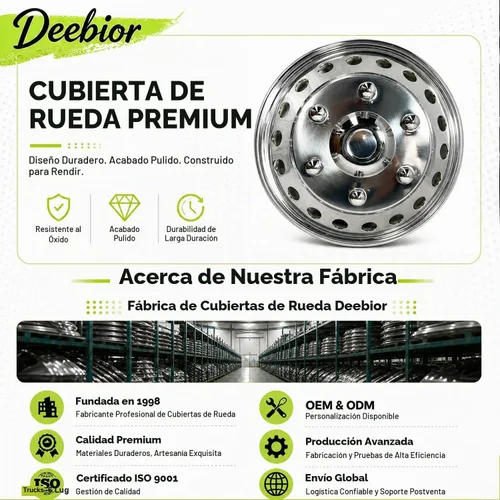 Vista 6 de 4pcs 16" pulido 304 simuladores de rueda de acero inoxidable para Sprinter Van