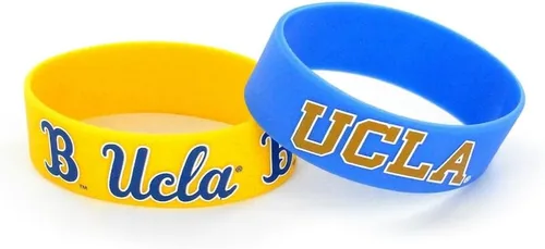 Vista 35 de aminco NCAA - Juego de pulseras de goma de silicona para niños, paquete de 2 2-Color del