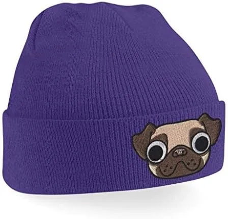 Vista 3 de Bang Tidy Clothing Skullies - Gorro para mujer con cara de perro