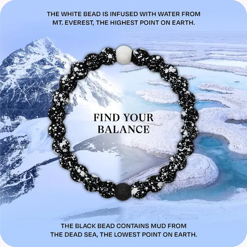 Vista 3 de Pulseras de Cuentas Lokai - Coloridas Pulseras Boho de Cuentas Curativas para Mujeres y Hombres - Regalo Único y Significativo Para Mujeres