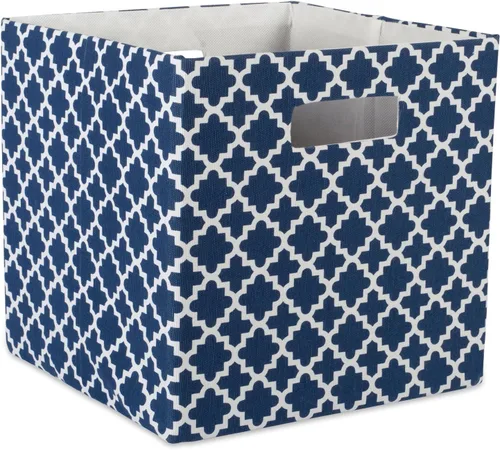 Vista 13 de DII Contenedor de almacenamiento de tela plegable de lados duros para guardería, oficinas y organización del hogar, (11 x 11 x 11 pulgadas)