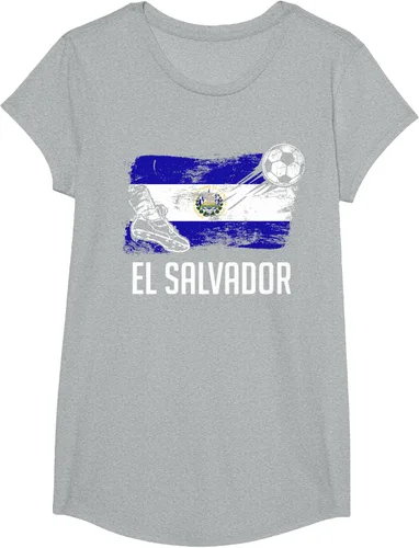 Vista 47 de Camiseta salvadoreña con bandera de fútbol salvadoreño