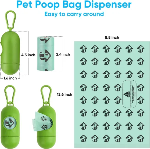 Vista 3 de MYPIN Recogedor grande de arena para gatos con bolsas, pala de arena para gatos mejorada con soporte y basura, pala para gatos con bolsas de basura