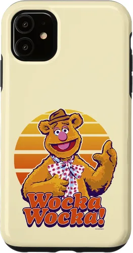 Vista 8 de Funda para iPhone 16 Disney The Muppets Fozzie Bear Wocka Wocka Retrato