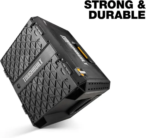 Vista 8 de ToughBuilt StackTech XL Stackable Tool Box with Lock and Removable Tray