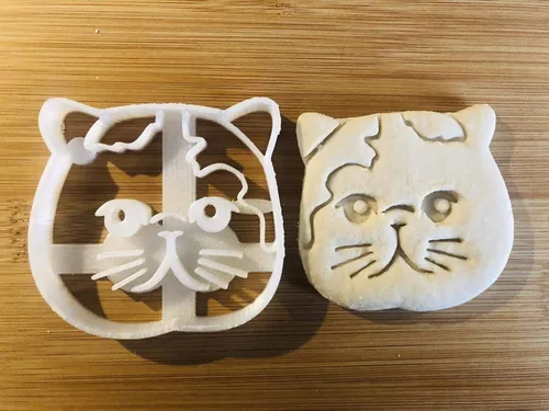 Vista 12 de Cortador de galletas de gato abisinio, 3 pulgadas, forma de cara