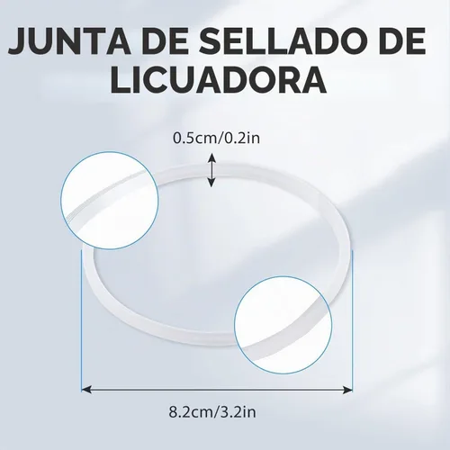 Vista 5 de Junta de sellado de licuadora de 3,2 pulgadas para piezas de repuesto Ninja Blender