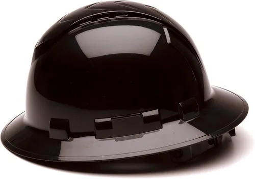 Vista 3 de Pyramex Ridgeline - Casco duro de ala completa, ventilado, con suspensión de trinquete de 4 puntos