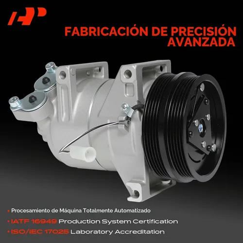 Vista 3 de Compresor de aire acondicionado A-Premium con embrague