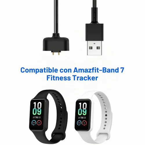 Vista 2 de Cable de carga de repuesto para Amazfit Band 7 (1 unidad/3.3 pies)