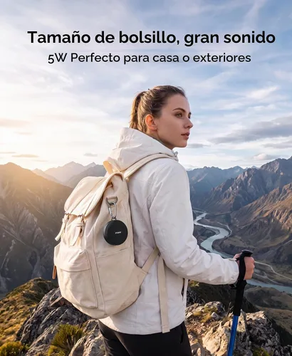Vista 3 de Inwa Altavoces de bicicleta Bluetooth con modo de tarjeta TF, altavoz portátil inalámbrico impermeable para bicicleta, micrófono integrado para 5W