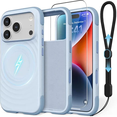 Vista 16 de GOODVISH Funda magnética para iPhone 18 Pro / iPhone 17 Pro, antideslizante
