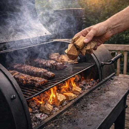 Vista 9 de Cattleack Smok'in Tinder Trozos de madera para ahumar carne, eleva tu barbacoa con trozos de parrilla de primera calidad, aproximadamente 10 libras