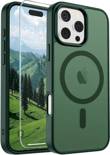 Vista 324 de SUPFINE Funda magnética para iPhone SE 2022 (3ª)/2020 (2ª), iPhone 8 (compatible con MagSafe) (protección contra caídas de grado militar), funda