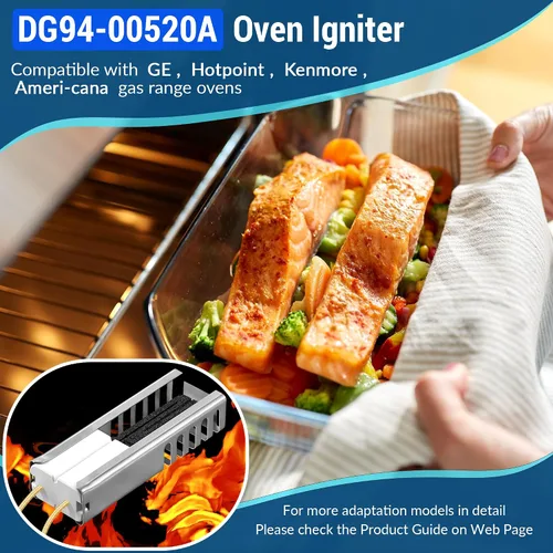 Vista 2 de Encendedor de horno de gas compatible con horno de gas DG94-00520A GE