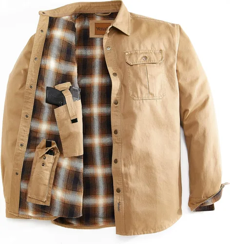 Vista 2 de Venado Chaqueta de gamuza de algodón oculta