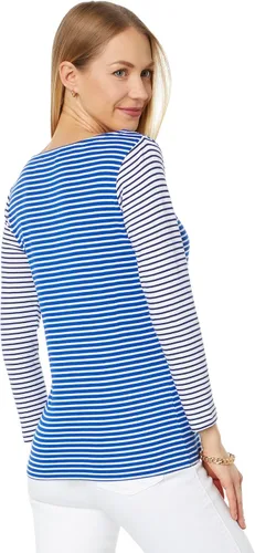 Vista 2 de vineyard vines Party Stripe Simple Boatneck Tee