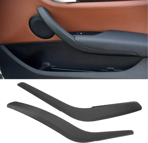 Vista 9 de Jaronx Para BMW X1 Reemplazo de la cubierta de la manija de puerta, lado izquierdo+lado derecho interior puerta interior agarradera cubierta Beige