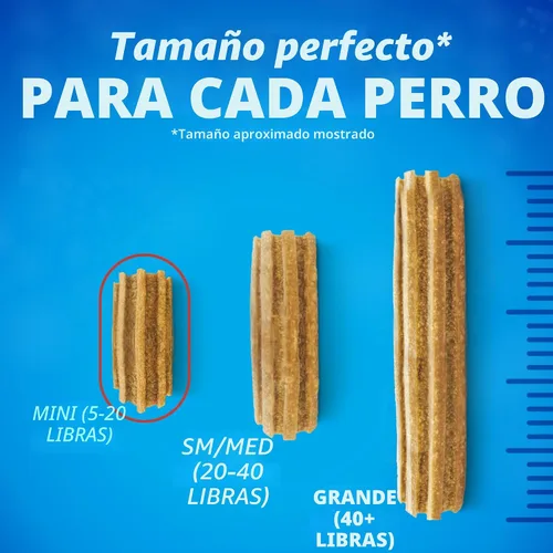 Vista 7 de Tratamientos diarios para el cuidado oral para perros pequeños, Purina DentaLife
