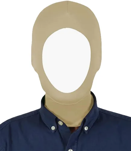 Vista 11 de Máscara unisex con capucha Zentai abierta para fiestas de disfraces