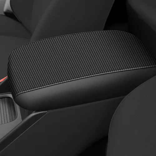Vista 9 de AOMSAZTO Reposabrazos de Altura para Honda Civic 2006-2011 Negro de Cuero Central
