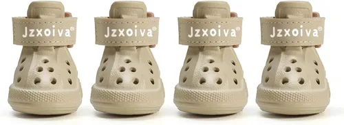 Vista 10 de JZXOIVA Zapatos para perros para pavimento caliente, botines de perro para perros pequeños, botas transpirables para perros y protectores de patas