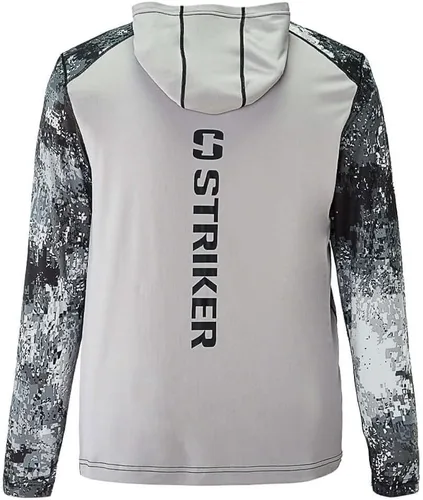 Vista 8 de Striker LoTide - Sudadera con capucha de pesca ultraligera y resistente a las manchas para hombre con protección UPF 50+, informal, con paño