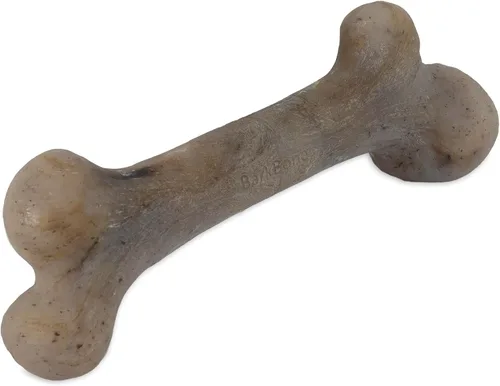 Vista 10 de Pet Qwerks Dinosaur BarkBone - Hueso de perro de nailon para masticadores agresivos, sabor tocino, 8.5 pulgadas
