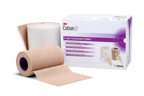 Vista 6 de 3M™ Coban™ 2 Lite Sistema de Compresión de Dos Capas con Media 2794N, 1 Kit/Caja 8 Cajas/Estuche