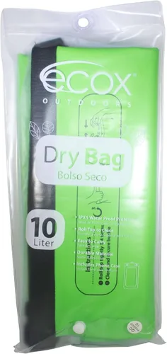 Vista 2 de ecox Bolsa seca impermeable al aire libre para actividades al aire libre, construcción de PVC 500D de alto grado, incluye funda impermeable