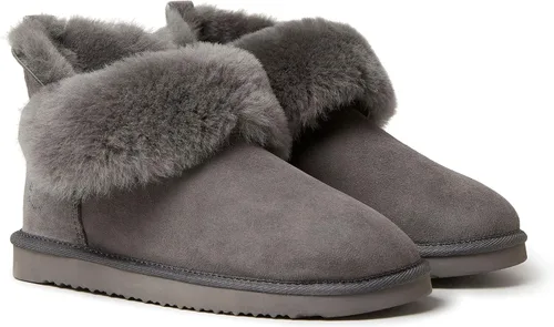 Vista 3 de Dearfoams Fireside Perth Shearling - Pantuflas de bota, forro de piel de oveja, para mujer
