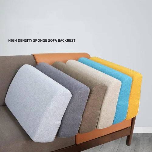 Vista 2 de Cojín de espuma viscoelástica para respaldo de sofá cama, cojín de almohada de lectura suave, almohada gruesa y cómoda para cabecero de cuña, cojín