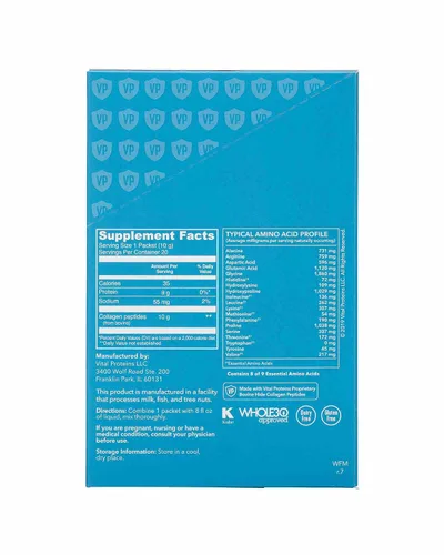 Vista 2 de Vital Proteins Caja de péptidos de colágeno de 20 quilates, 0.35 onzas