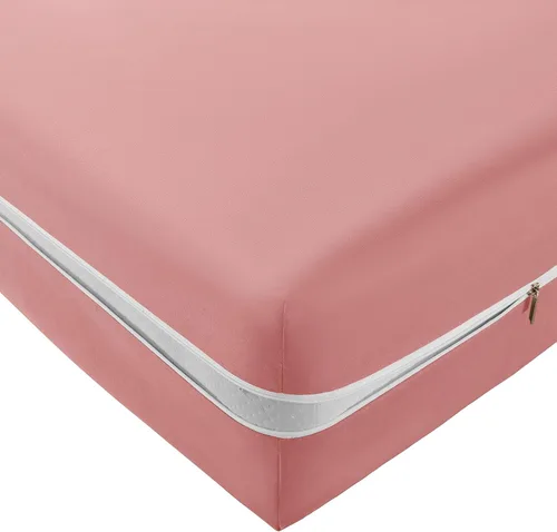 Vista 9 de SiinvdaBZX Sábana Bajera Ajustable con Cremallera Full Solamente, Protector de Colchón con Cremallera de Microfibra Ultra-Suave Funda de Sábana