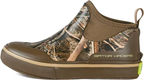 Vista 13 de Gator Waders Botas de Campamento de Malla de Aire para Mujeres - Botas de Tobillo Duraderas Transpirables Antideslizantes Impermeables para Acampar