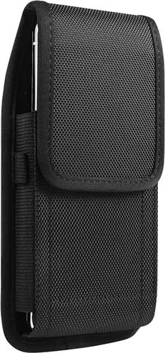 Vista 8 de Fundas pequeñas para teléfono celular, bolsa vertical de nailon para hombre compatible con Apple iPhone 17 16 15 14 13 12 11 Pro XR XS X/Samsung