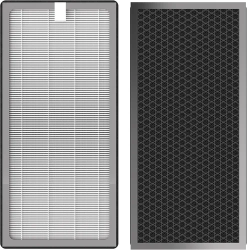 Vista 7 de 40 filtros de repuesto compatibles con purificador de aire MA serie 40, filtración 3 en 1 True HEPA 13, prefiltro fino y filtro F de carbón