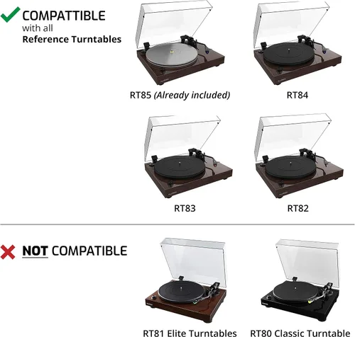Vista 4 de Fluance Kit de accesorios para tocadiscos de vinilo y discos con cepillos antiestáticos de fibra de carbono para registro y lápiz capacitivo, plato