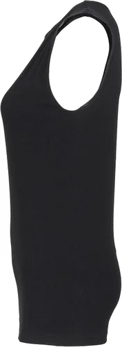 Vista 5 de Rosette Camiseta interior sin mangas para mujer - Algodón - Cuello alto, diseño de hombro completo