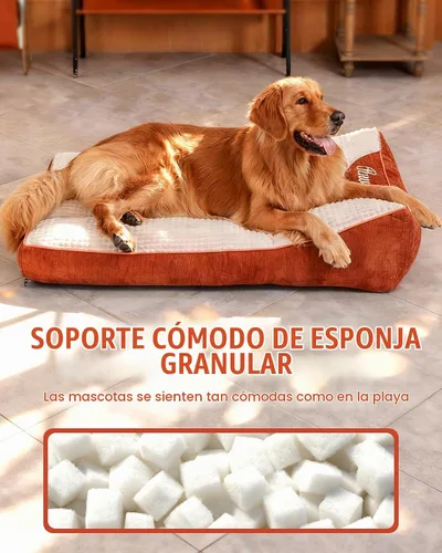 Vista 4 de Cama ortopédica para perros y gatos de interior, cómodas camas planas para cachorros con funda extraíble lavable, cama para perros pequeños