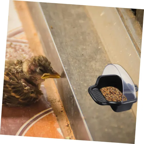 Vista 5 de NOLITOY Comedero para pájaros, material de piel sintética, múltiples mascotas