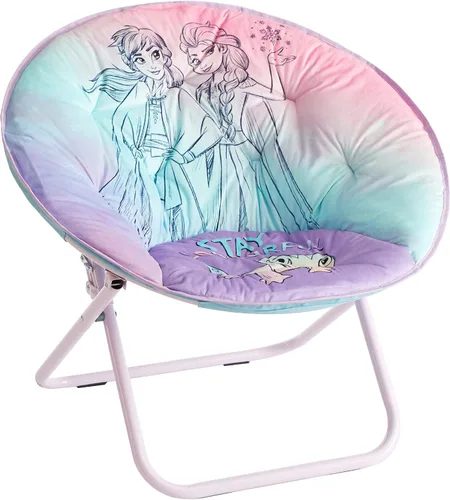 Vista 7 de Disney Minnie Mouse - Silla plegable de felpa con platillo plegable de 32 pulgadas y marco de metal para niños, adolescentes y adultos