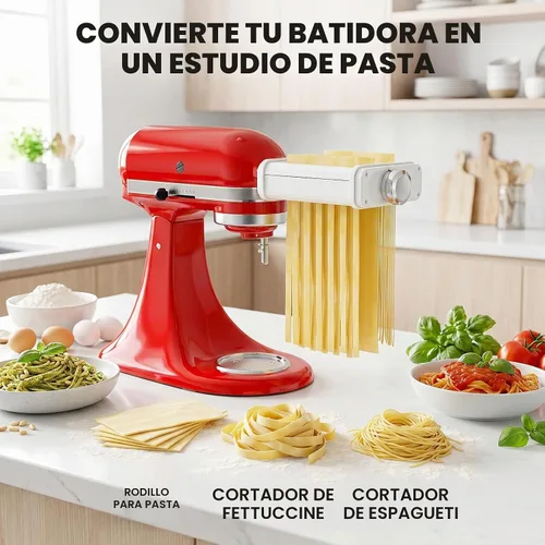 Vista 2 de Accesorio de pasta para batidoras de pie KitchenAid, juego de máquina